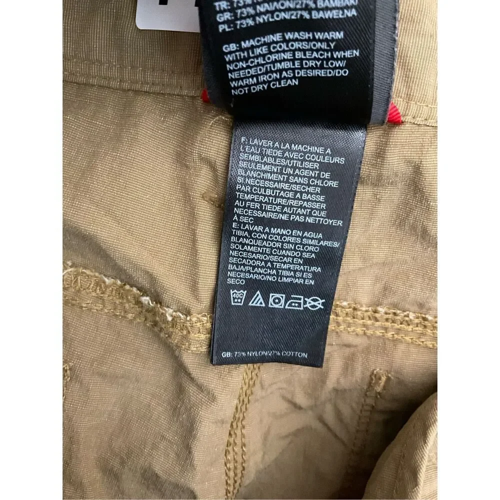 North Face Pants‎ Mens 36 Tan Convertible Cargo Shorts Outdoor Hiking Trail